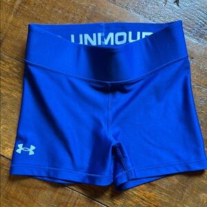 Under Armour Blue Athletic Shorts Performance Fit